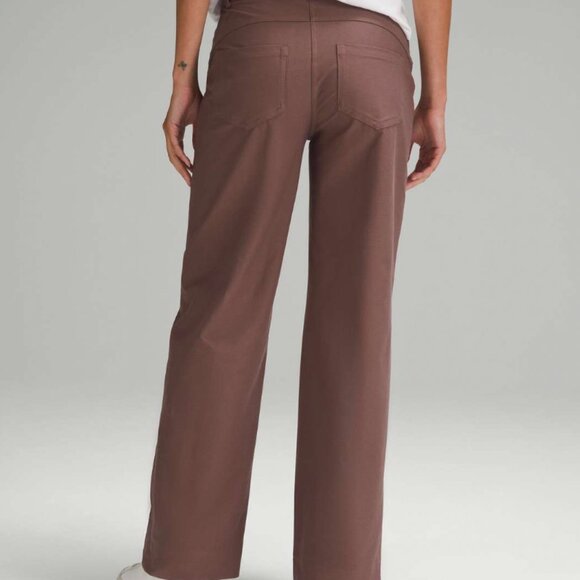 EUC LULULEMON City Sleek 5 Pocket High-Rise Wide-Leg Pant - Size 31 - Picture 5 of 5